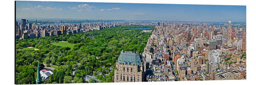 Aluminium print Aerial view of Manhattan and Central Park