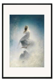 Gerahmter Kunstdruck Frage an die Sterne