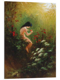 Galleriprint A girl with a flower