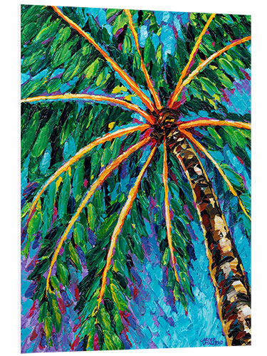 Foam board print Under the Palms II