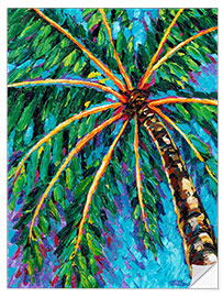 Selvklebende plakat Under the Palms II