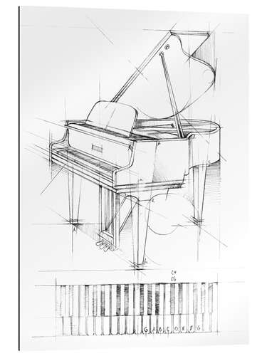 Gallery print Piano Sketch