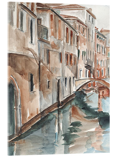 Acrylglasbild Venezianische Aquarellstudie II