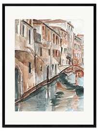 Gerahmter Kunstdruck Venezianische Aquarellstudie II