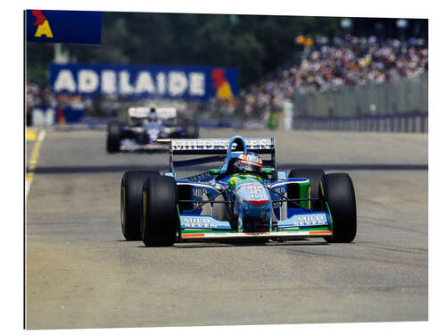 Quadro em plexi-alumínio Michael Schumacher, Benetton B194 Ford, Adelaide, Australian GP 1994