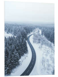 Foam board print Winter in the Harz