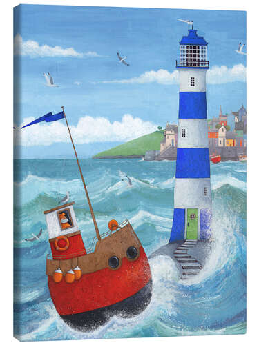 Canvas print Blue Lighthouse