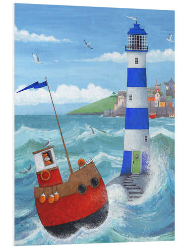 PVC-taulu Blue Lighthouse