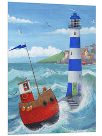 PVC-tavla Blue Lighthouse