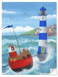 Autocolante decorativo Blue Lighthouse