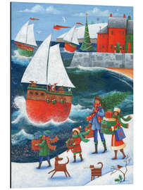 Magnettafel Weihnachten am Meer