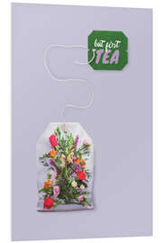 Foam board print Flowers tea