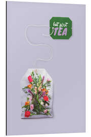 Magnettafel Blumen-Tee