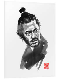 Print på skumplade Toshiro Mifune