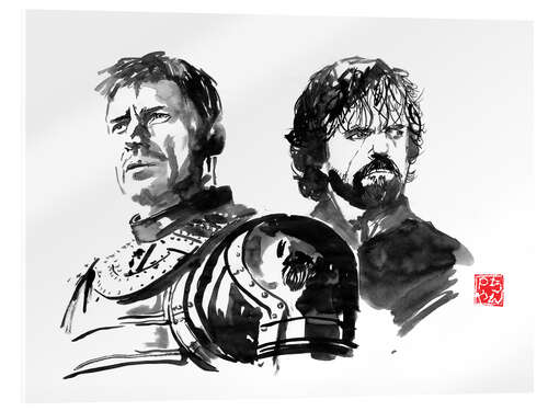 Quadro em acrílico Jaime e Tyrion