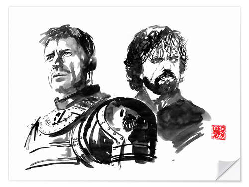 Wall sticker Jaime and Tyrion