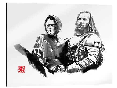 Galleritryk Arya and Clegane