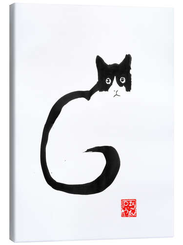 Canvas print Cat silhouette