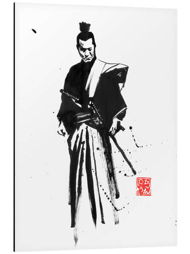 Aluminium print Samurai