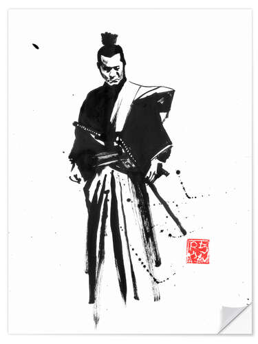 Muursticker Samurai