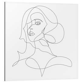 Magnettafel Gesicht einer Frau