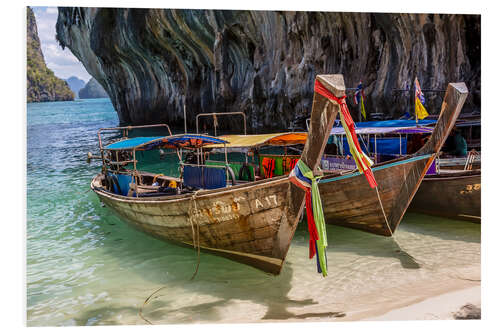 PVC print Longboats in Thailand