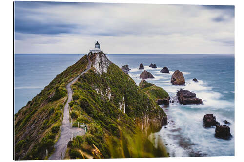 Gallery Print Nugget Point Leuchtturm in Neuseeland