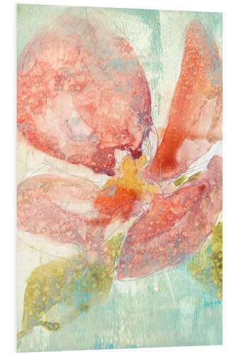 Foam board print Veiled poppy