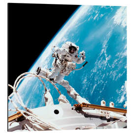 Aluminiumsbilde ISS space walk