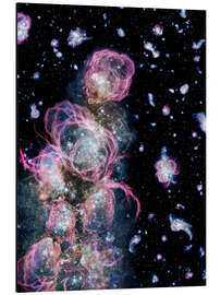 Magnettafel Geburt eines Sternes