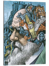 Alubild Charles Darwin, Britischer Naturwissenschaftler