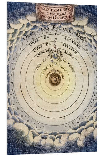 PVC print The universe after Copernicus