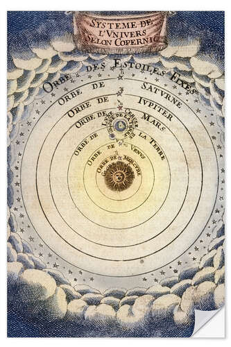 Naklejka na ścianę The universe after Copernicus