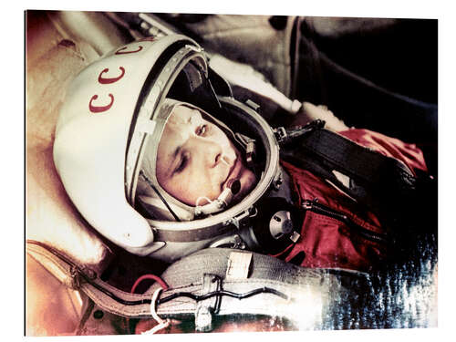 Galleritryk Yuri Gagarin onboard Vostok 1