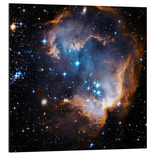 Cuadro de aluminio Región de nacimiento de estrellas NGC 602