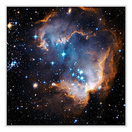 Wall print  Star-birth Region, NGC 602 - NASA