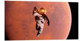 PVC print Astronaut in front of Mars