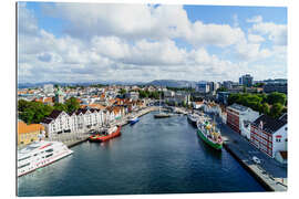 Gallery Print Vagen, der innere Hafen von Stavanger, Norwegen