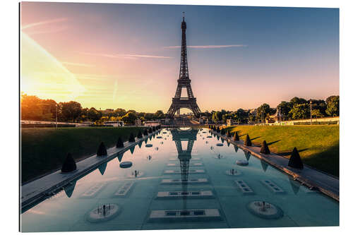 Gallery print Eiffel tower at sunrise