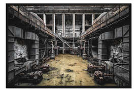 Gerahmter Kunstdruck Industrielles Monster