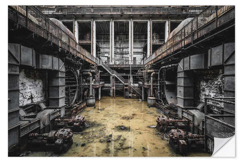 Wandsticker Industrielles Monster