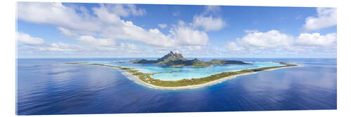 Quadro em acrílico Panorama de Bora Bora