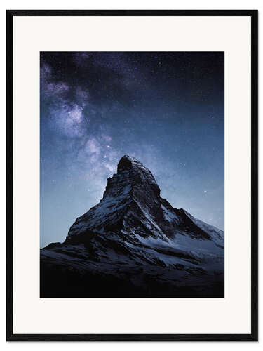 Kehystetty taidepainatus Matterhorn