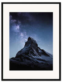 Impresión de arte enmarcada Matterhorn