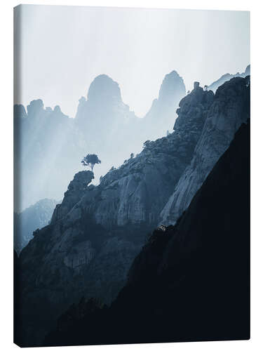 Stampa su tela Montagna in Corsica