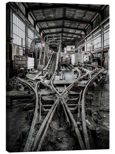 Canvas print Old factory