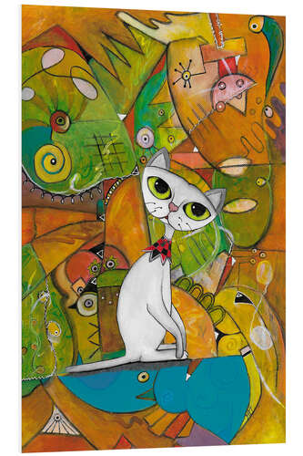 Foam board print Harlequin cat