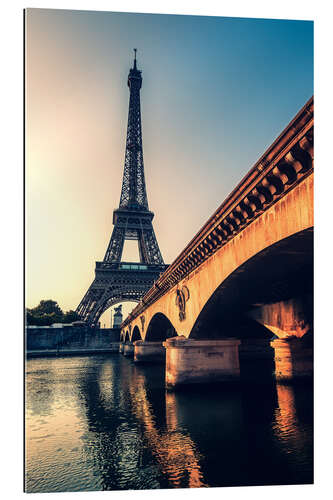 Gallery print Eiffel Tower on the banks of the Seine