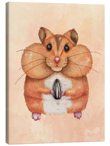 Canvas-taulu Sunflower Hamster