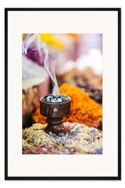 Gerahmter Kunstdruck Weihrauch in Dubai Souk